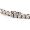 Image 2 : 28.48 ctw G to I COLOR SI2 to I2 CLARITY Diamond 14K White Gold Tennis Necklace