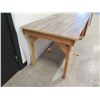 Image 2 : Wood Laminate Table 74" x 31" x 30"H (pick up Aug. 7)