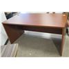 Image 1 : Wooden Desk w/ Cable Holes 59" x 29" x 29"H