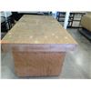 Image 2 : Wooden Work Table w/ 3 Undershelves 95" x 48" x 34"H (pick up Aug. 7)