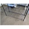 Image 2 : Black Metal Mesh 4-Tier Shelf