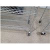 Image 2 : Rolling Metal Mesh 4-Tier Shelf