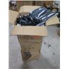 Image 1 : Qty 3 Boxes Rubber Dye Sublimation Blank Slippers w/ Boarding, Black, Size Large/XL