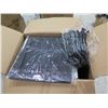 Image 2 : Qty 3 Boxes Rubber Dye Sublimation Blank Slippers, Black, Size Large/XL