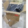 Image 1 : Qty 2 Boxes Rubber Dye Sublimation Blank Slippers w/ Boarding, Black, Size Medium