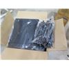 Image 2 : Qty 2 Boxes Rubber Dye Sublimation Blank Slippers w/ Boarding, Black, Size Medium