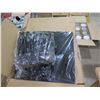 Image 2 : Qty 3 Boxes Rubber Dye Sublimation Blank Slippers w/ Boarding, Black, Size Medium