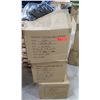 Image 1 : Qty 3 Boxes Rubber Dye Sublimation Blank Slippers w/ Boarding, Black, Size Medium/Large