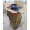 Image 1 : Qty 3 Boxes Rubber Dye Sublimation Blank Slippers w/ Boarding, Black, Size Medium