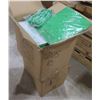 Image 1 : Qty 2 Boxes Rubber Dye Sublimation Blank Slippers, Green, Size Medium