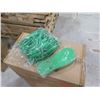 Image 2 : Qty 2 Boxes Rubber Dye Sublimation Blank Slippers, Green, Size Medium