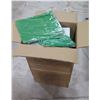 Image 1 : Qty 2 Boxes Rubber Dye Sublimation Blank Slippers, Green, Size Large