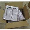 Image 1 : Box Rubber Dye Sublimation Blank Slippers, White, Size X-Small