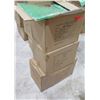 Image 1 : Qty 3 Boxes Rubber Dye Sublimation Blank Slippers, Green, Size Medium/Large