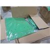 Image 2 : Qty 3 Boxes Rubber Dye Sublimation Blank Slippers, Green, Size Medium/Large