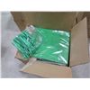 Image 2 : Qty 2 Boxes Rubber Dye Sublimation Blank Slippers, Green, Size Small