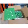 Image 2 : Qty 2 Boxes Rubber Dye Sublimation Blank Slippers, Green, Size Large/XL