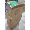 Image 1 : Qty 3 Boxes Rubber Dye Sublimation Blank Slippers, Green/White, Size Medium/Large