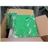 Image 2 : Qty 3 Boxes Rubber Dye Sublimation Blank Slippers, Green, Size Medium/Large