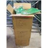 Image 1 : Qty 3 Boxes Rubber Dye Sublimation Blank Slippers, Green, Size Small