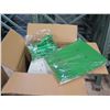 Image 2 : Qty 3 Boxes Rubber Dye Sublimation Blank Slippers, Green, Size Small