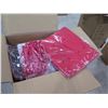 Image 2 : Qty 3 Boxes Rubber Dye Sublimation Blank Slippers, Red, Size Small