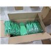 Image 2 : Qty 2 Boxes Rubber Dye Sublimation Blank Slippers, Green/Red, Size Medium