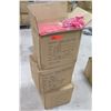 Image 1 : Qty 3 Boxes Rubber Dye Sublimation Blank Slippers, Red, Size Small/XS