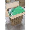 Image 1 : Qty 2 Boxes Rubber Dye Sublimation Blank Slippers, Green, Size XL/XXL