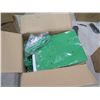 Image 2 : Qty 2 Boxes Rubber Dye Sublimation Blank Slippers, Green, Size XL/XXL