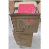 Image 1 : Qty 3 Boxes Rubber Dye Sublimation Blank Slippers, Red, Size Small/Medium