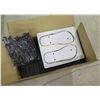 Image 1 : Box Rubber Dye Sublimation Blank Slippers, White, Size Small