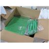 Image 2 : Qty 2 Boxes Rubber Dye Sublimation Blank Slippers, Green, Size Large
