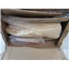 Image 8 : Box (Approx. 40) White & Brown Tote Bags 22"W
