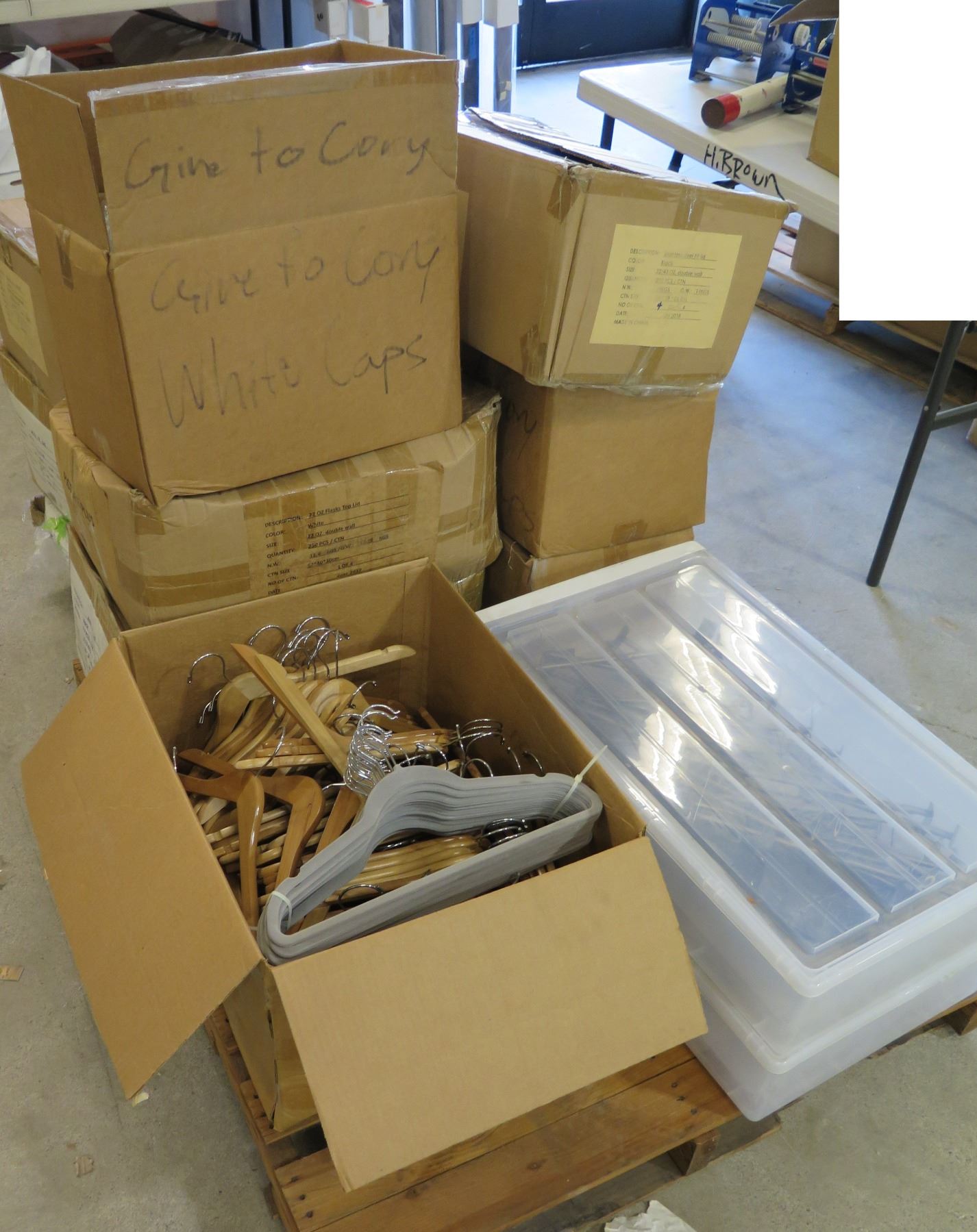 Multiple Items Inside Multiple Boxes Misc Hangers, Lids, etc