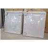 Image 1 : Qty 9 White Frames 21" x 25"