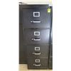 Image 1 : Metal 4-Drawer Filing Cabinet 18" x 52"H