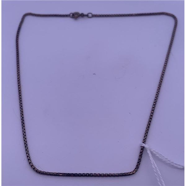 Silver (925) chain; weighs 4.40 grams