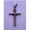 Image 2 : Silver cross pendant; weighs 2.27 grams