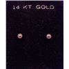 Image 1 : 14k yellow gold studs, plus 2 (10k yellow gold) sets of backings