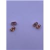 Image 3 : 14k yellow gold studs, plus 2 (10k yellow gold) sets of backings