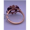 Image 3 : 10k rose gold ring with a garnet(?) centre stone; weighs 2.93 grams