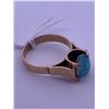Image 2 : 9k gold ring with a synthetic stone; weighs 4.06 grams