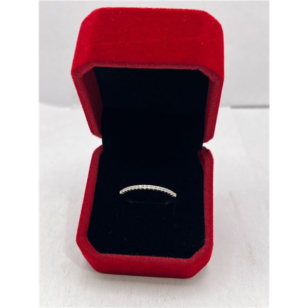 17 GRA Certified Moissanite VVs D Color Stones Set in Sterling Silver Ring