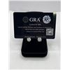 Image 3 : 4.00 CT GRA Certified Moissanite VVS D Color Set in Sterling Silver Earrings