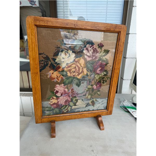 Handcrafted fireplace screen