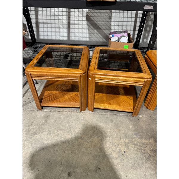 Pair of end tables