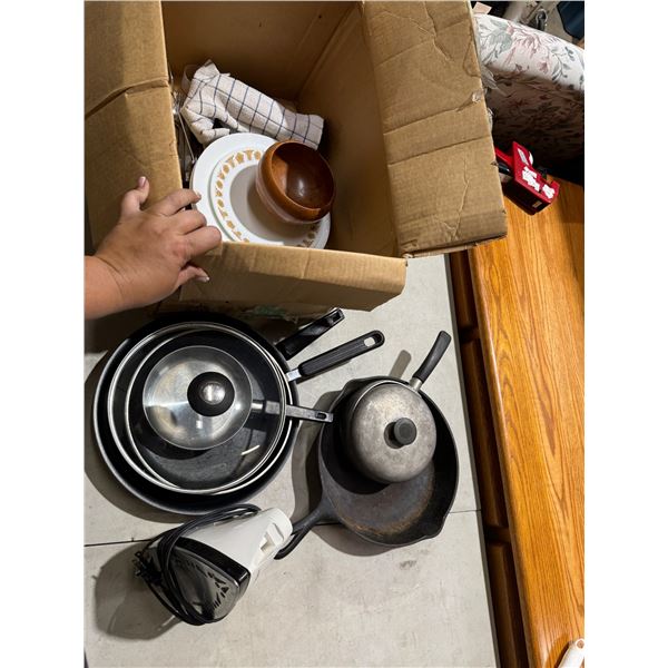 Pots and pans and other kitchen