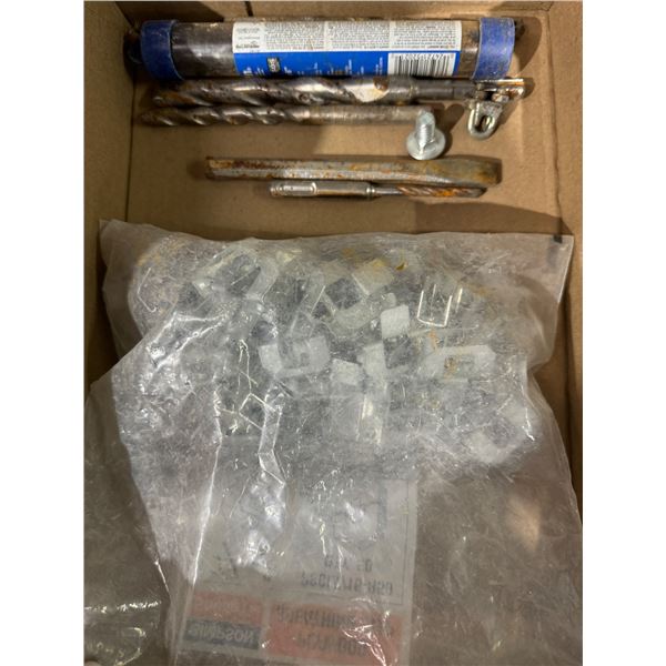 Plywood clips and drillbits