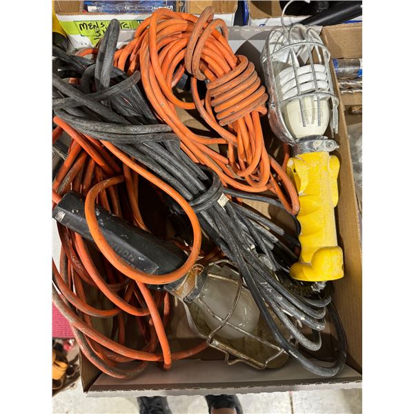 Extension cords and trouble lights